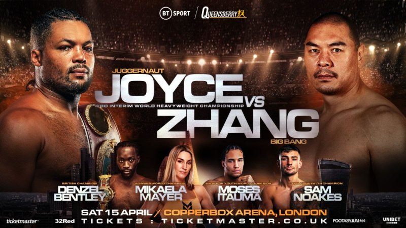 Прогнозы на бой Джо Джойса и Жилея Жанга 15 апреля