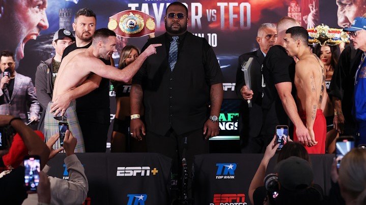 Джош Тейлор и Теофимо Лопес прошли взвешивание